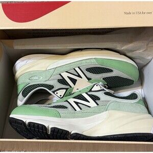 New Balance Lifestyle 990 V6 Men’s Size 8 Avocado Mint White U990AB6 NEW IN BOX